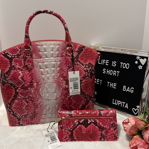 Brahmin large duxbury and ady wallet set in Crown of Hearts - Picture 5 of 14